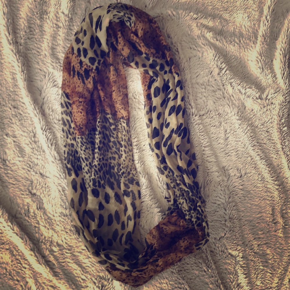 Animal Print Infinity Scarf